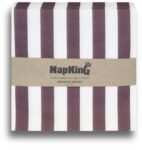 Thick Stripes Burgundy Airlaid Napkins