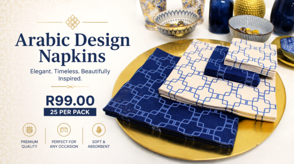 Arabic design airlaid napkins