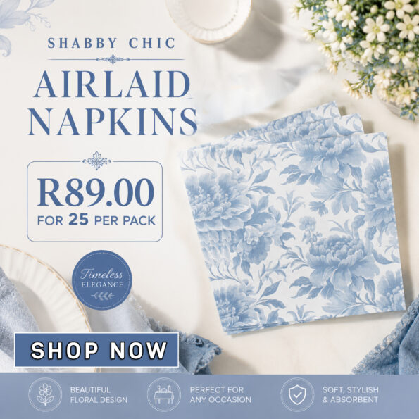 Shabby-chick napkins